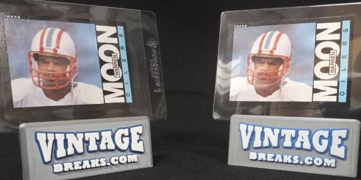 Warren Moon 1985 on sale topps card